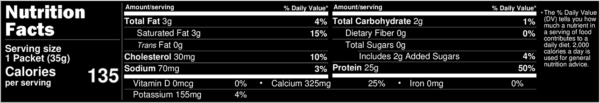 Bobatein Black Milk Tea Nutrition Facts - Single Serve