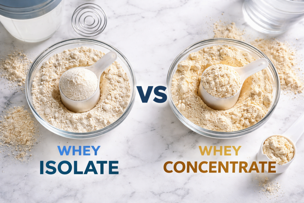 whey isolate vs whey concentrate - bobatein