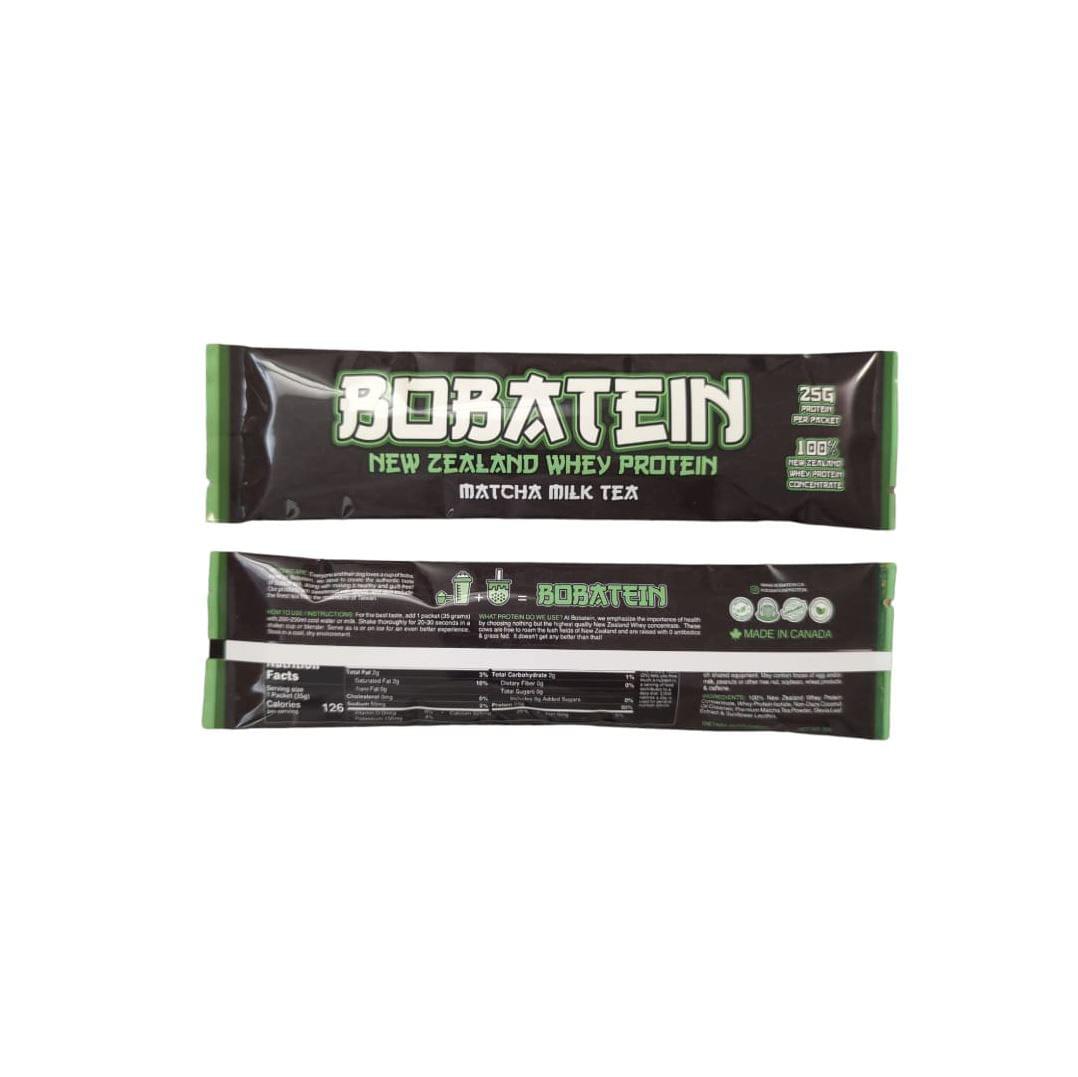 Matcha Milk Tea Single Serve - back